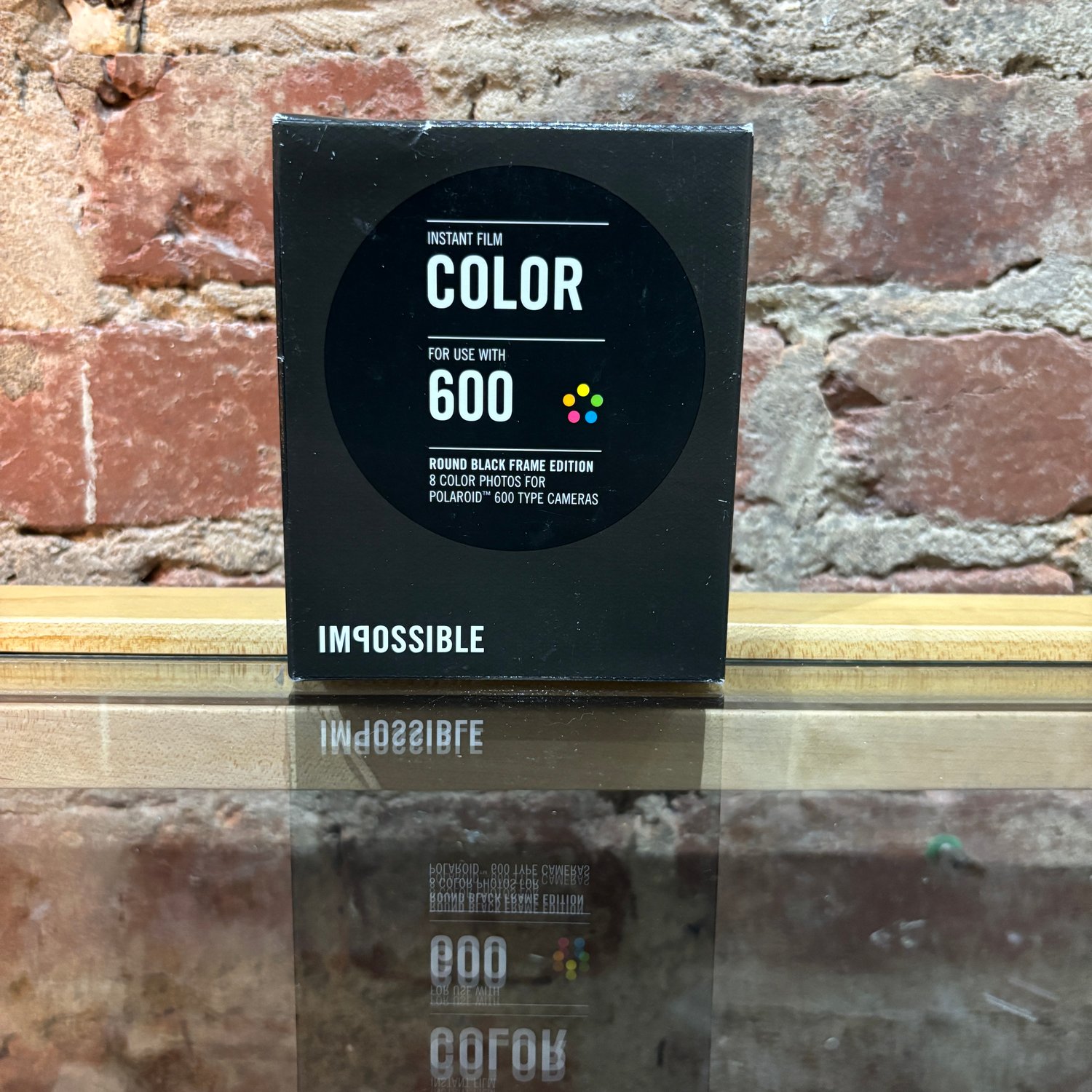 Image of Impossible 600 Instant Film Color Black Round Frame