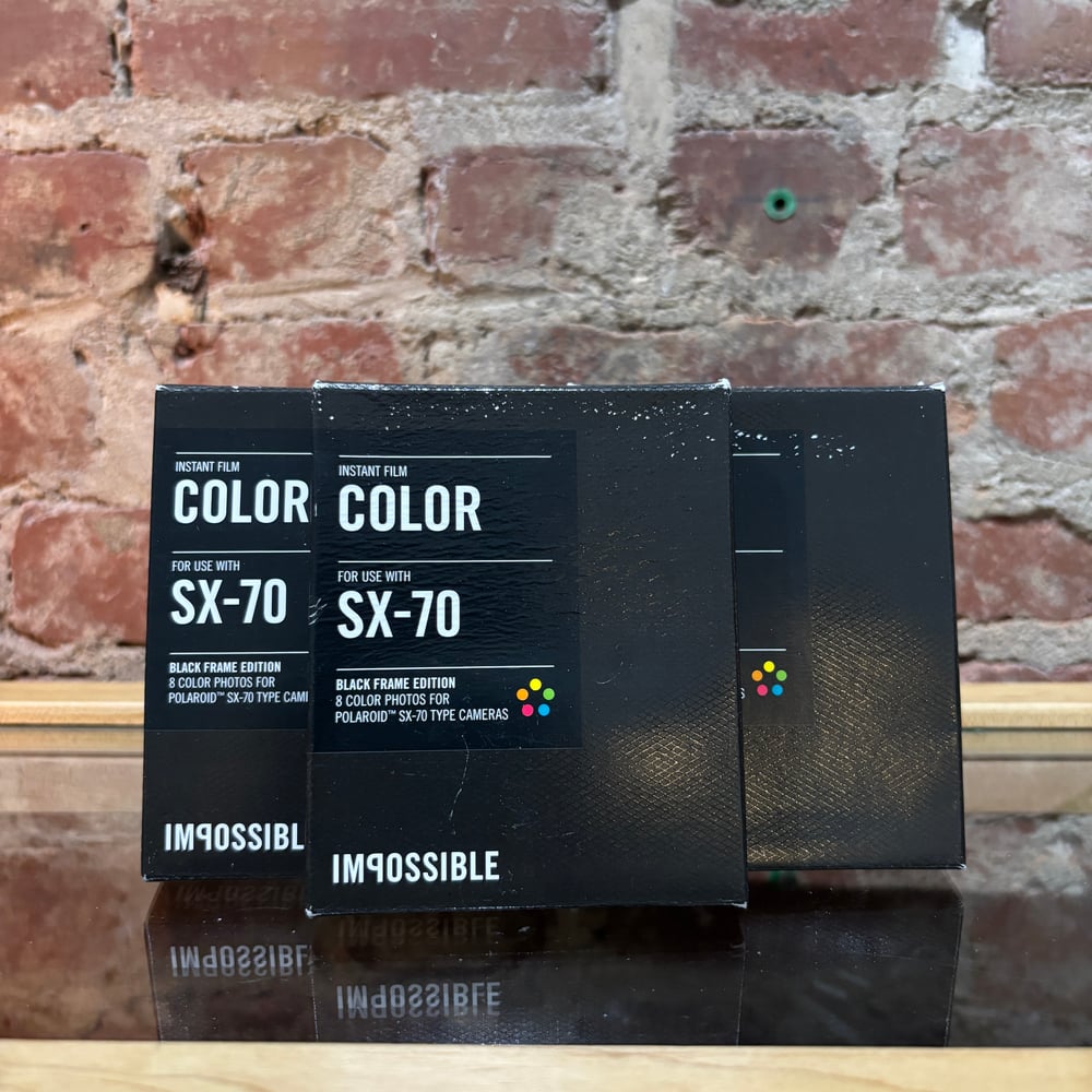 Image of Impossible SX-70 Instant Film Color Black Frame