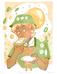 Image 5 of Egg Daisy Risograph Print