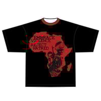 Image 1 of EMBRACE VIOLENCE REJECT HATRED TEE