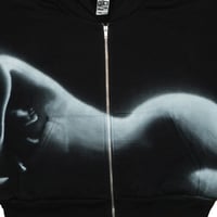 Image 2 of 1/1 Bathe cropped zip Hoodie