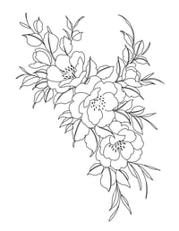 Image 1 of cascading wild roses