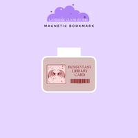 Romantasy Library Card Mangetic Bookmark - ROMANTASY BOOKCON LA 2025 PREORDER 