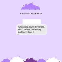 When I Die Magnetic Bookmark - ROMANTASY BOOKCON LA 2025 PREORDER 