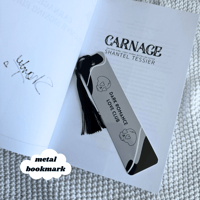 Dark Romance Love Club Metal Bookmark - ROMANTASY BOOKCON LA 2025 PREORDER 