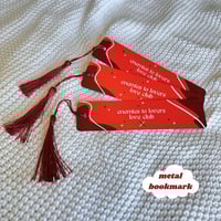 Enemies to Lovers Love Club Metal Bookmark - ROMANTASY BOOKCON LA 2025 PREORDER 