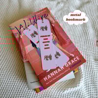 Fueled By Iced Coffee and Smut Metal Bookmark - ROMANTASY BOOKCON LA 2025 PREORDER 
