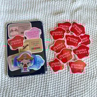 Enemies to Lovers Love Club Sticker - ROMANTASY BOOKCON LA 2025 PREORDER 