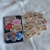 Fantasy Library Card Sticker - ROMANTASY BOOKCON LA 2025 PREORDER 