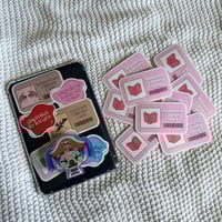 Romance Library Card Sticker