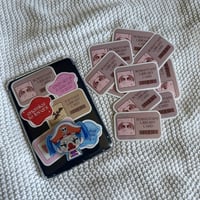 Romantasy Library Card Sticker