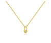 paulina heart pin necklace