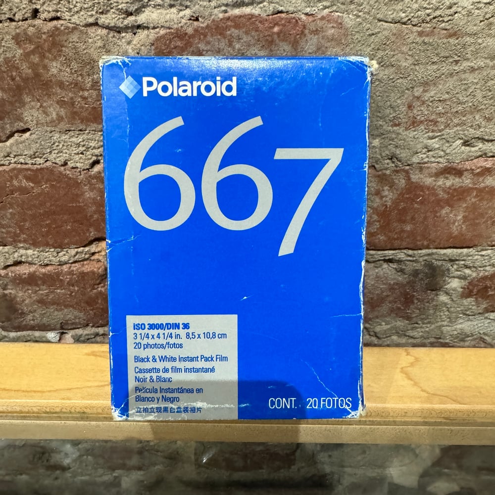 Image of 667 Polaroid 3.25x4.25 Peel A Part Film Black and White