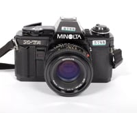 Image 1 of Minolta X-7a 35mm SLR Film Camera + MD 50mm F1.7 lens #5788