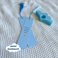 Don't Worry Metal Bookmark