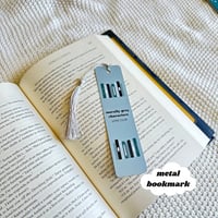 Morally Grey Characters Love Club Metal Bookmark