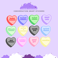 Conversation Hearts Sticker - SINNERS & SAINTS MIAMI PREORDER