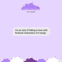So Sick of Falling Sticker - SINNERS & SAINTS MIAMI PREORDER