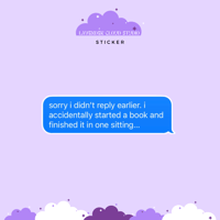 Sorry I Didn't Reply Sticker - SINNERS & SAINTS MIAMI PREORDER