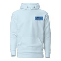 Image 3 of Smiley Face 2025 Sky Blue Hoodie