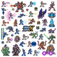 Image 1 of Mega Man X Sticker Set (45 Pieces)