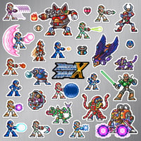 Image 1 of Mega Man X Magnet Set (30 Pieces)