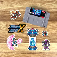 Image 2 of Mega Man X Magnet Set (45 Pieces)