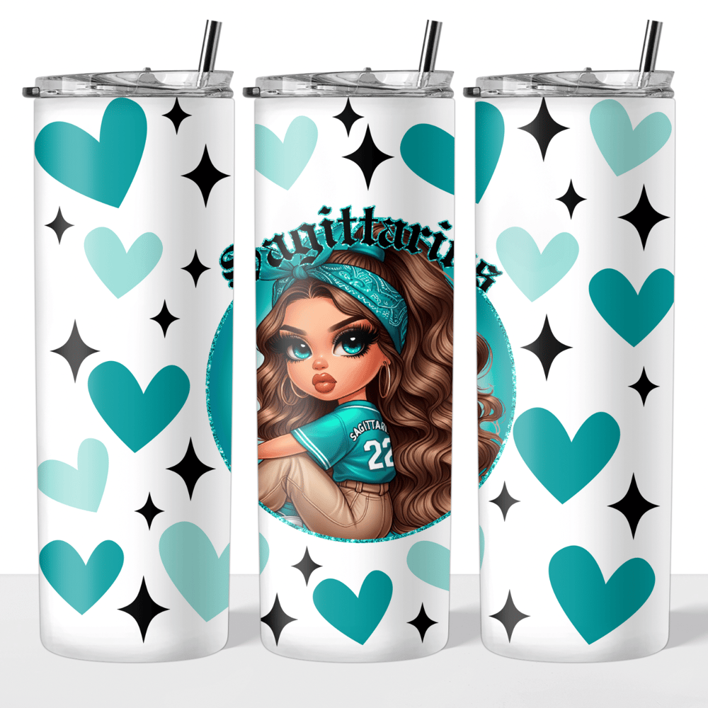 Image of Zodiac Doll (Select Your Zodiac) 20oz Tumbler💖