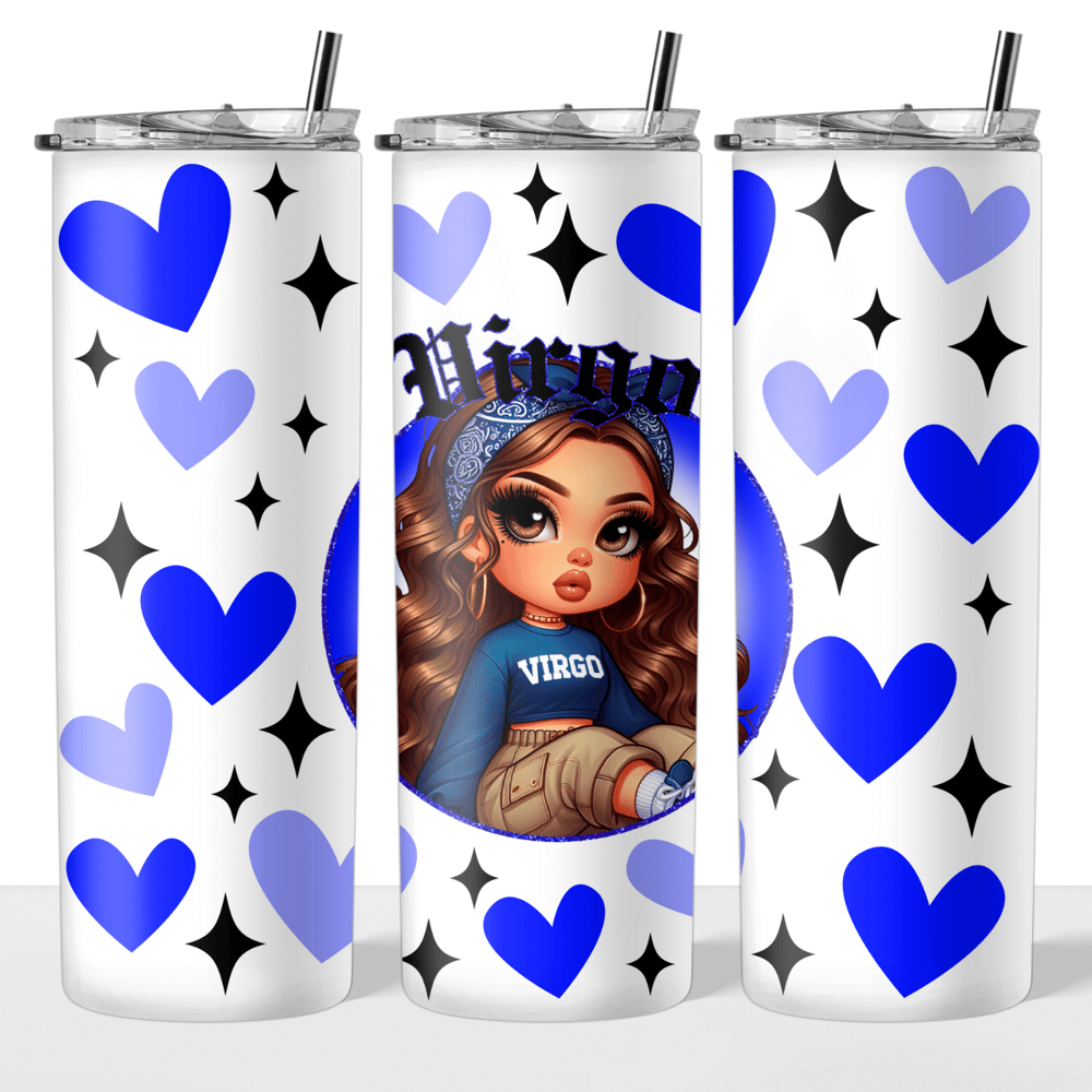 Image of Zodiac Doll (Select Your Zodiac) 20oz Tumbler💖