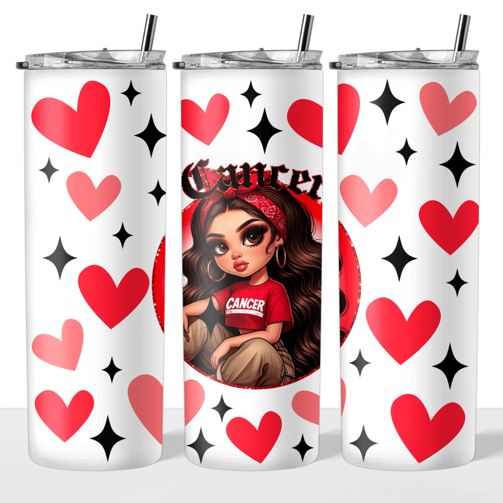 Image of Zodiac Doll (Select Your Zodiac) 20oz Tumbler💖