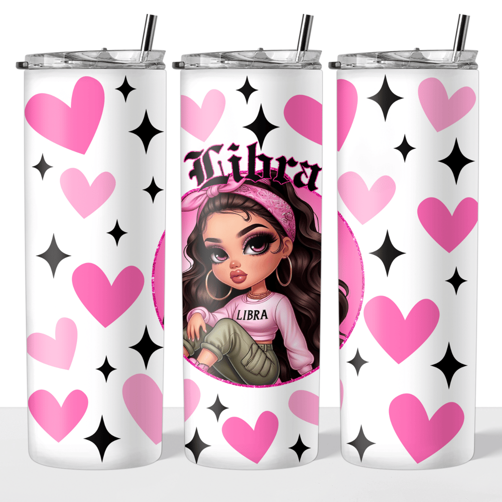 Image of Zodiac Doll (Select Your Zodiac) 20oz Tumbler💖