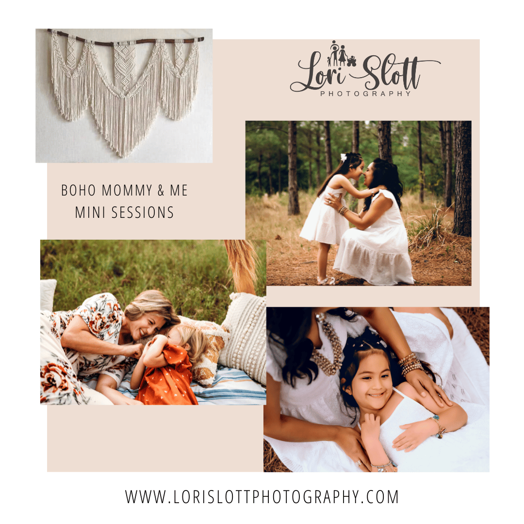 Boho Lace Curtain Mommy & Me Mini Sessions, May 3rd