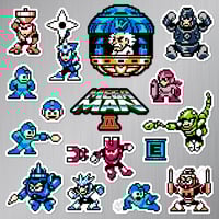 Image 1 of Mega Man III Magnet Set (16 Pieces)