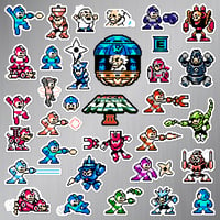 Image 1 of Mega Man III Magnet Set (32 Pieces)