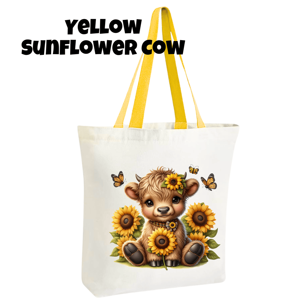 Image of Canvas Tote Bag💝 Mother's Day Designs Available💐