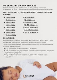 Image 2 of Dzienne Harmonogramy Snu 3-36 miesięcy