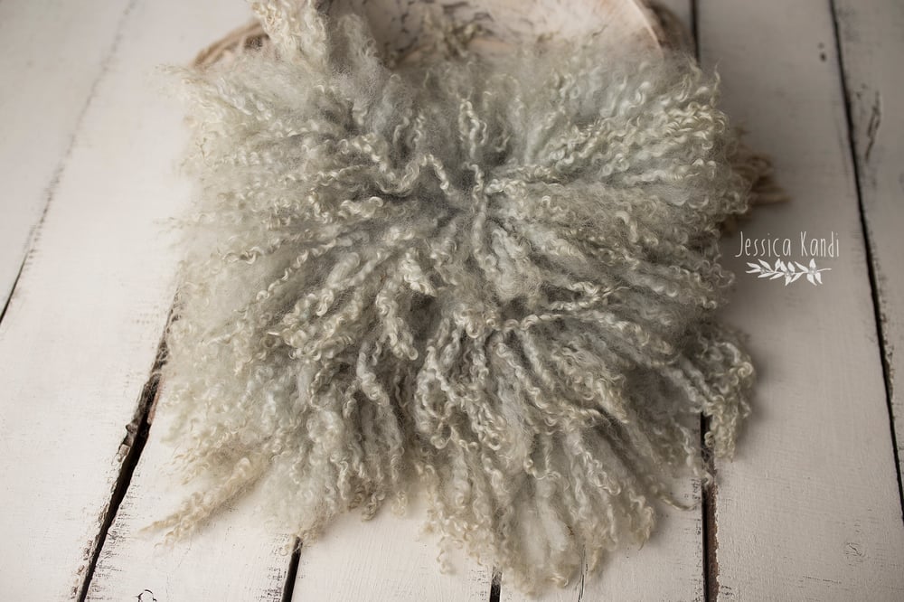 Image of Warm Pastel Sage hand felted fur