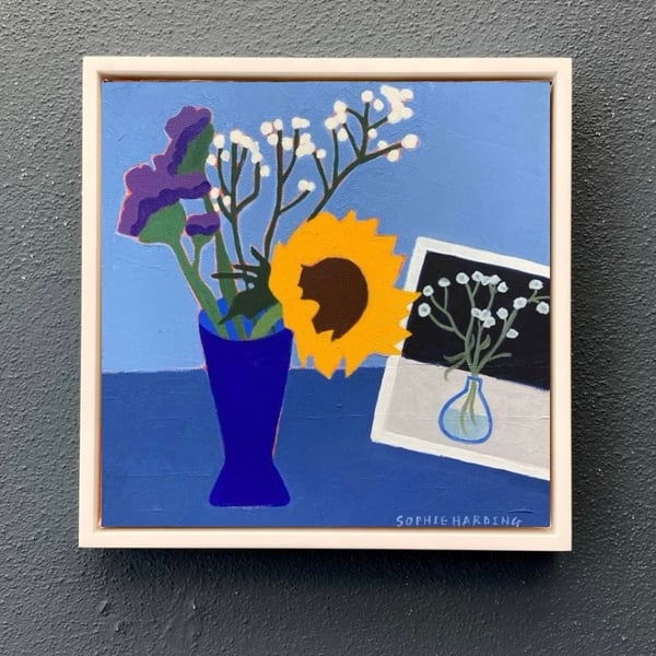 Image of Summer Blooms and Postcard 