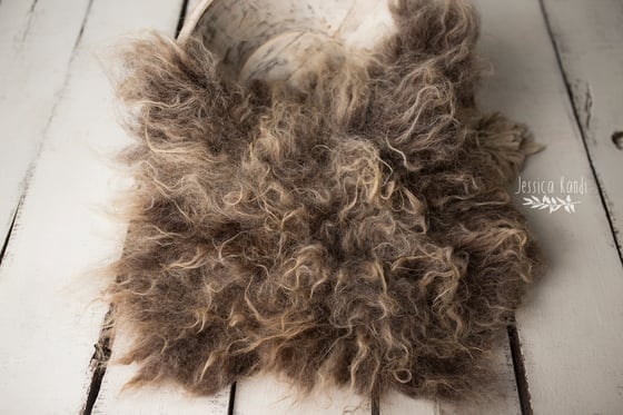 Image of Chocolate Blondie hand felted fur