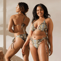 Image 2 of  Bumble Bee Recycled String Bikini