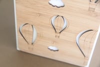 Image 2 of Hot Air Balloons Card. Bamboo Card. Birthday Card For Him. Retirement Card. Graduation Card. 