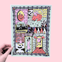 "Freedom Demons" Print By Basement Lagoon