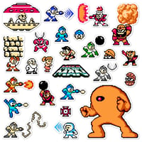 Image 1 of Mega Man Sticker Set (25 Pieces)