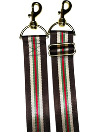 Image 2 of "Take me Home Tonight" Strap -Brown Gucci