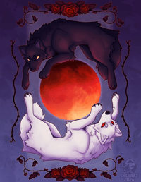 Blood Moon Print