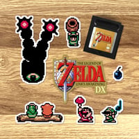 Image 2 of The Legend of Zelda: Link's Awakening DX Sticker Set (36 Pieces)