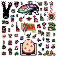 Image 1 of The Legend of Zelda: Link's Awakening DX Sticker Set (53 Pieces)