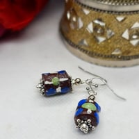 Image 2 of A Bit Boho African Bead Earrings  (BB001)