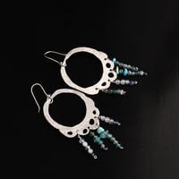 Walking Wild silver earrings 