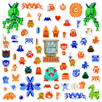 Image 1 of The Legend of Zelda Sticker Set (66 Pieces)